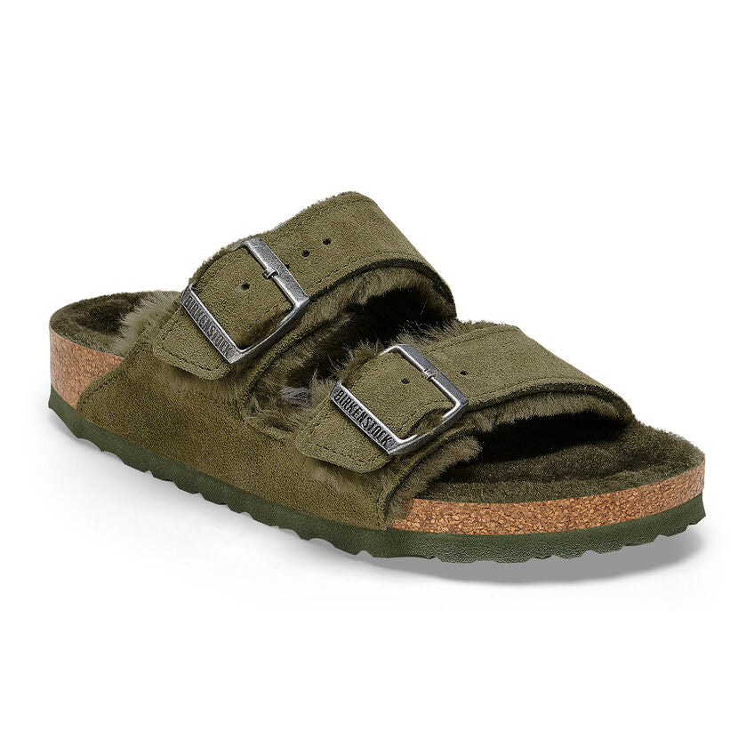 Arizona Men Thyme Suede Shearling