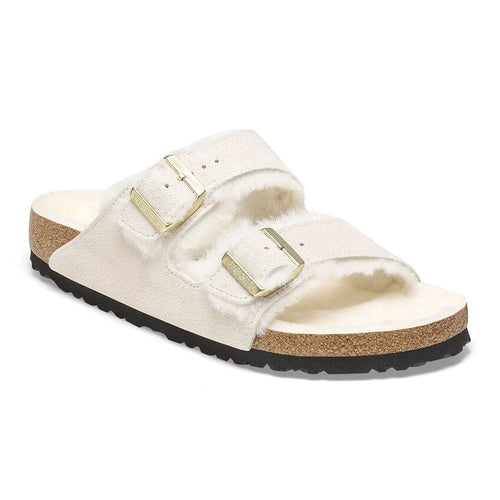 Arizona - Antique White Suede Shearling||Arizona - Suède fourrure blanc antique