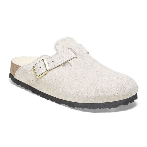 Boston - Antique White Suede Shearling||Boston - Suède Fourrure blanc antique