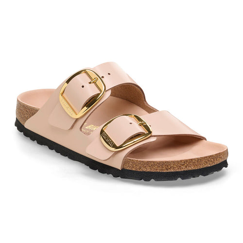 Arizona Big Buckle - New Beige High Shine Leather||Arizona grosses boucles - Cuir nouveau beige très brillant