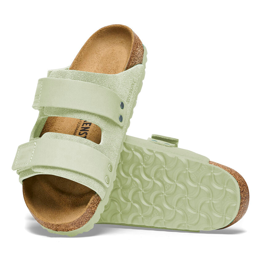 Uji Women - Faded Lime Suede Nubuck||Uji pour femmes - Suède nubuck lime pâle