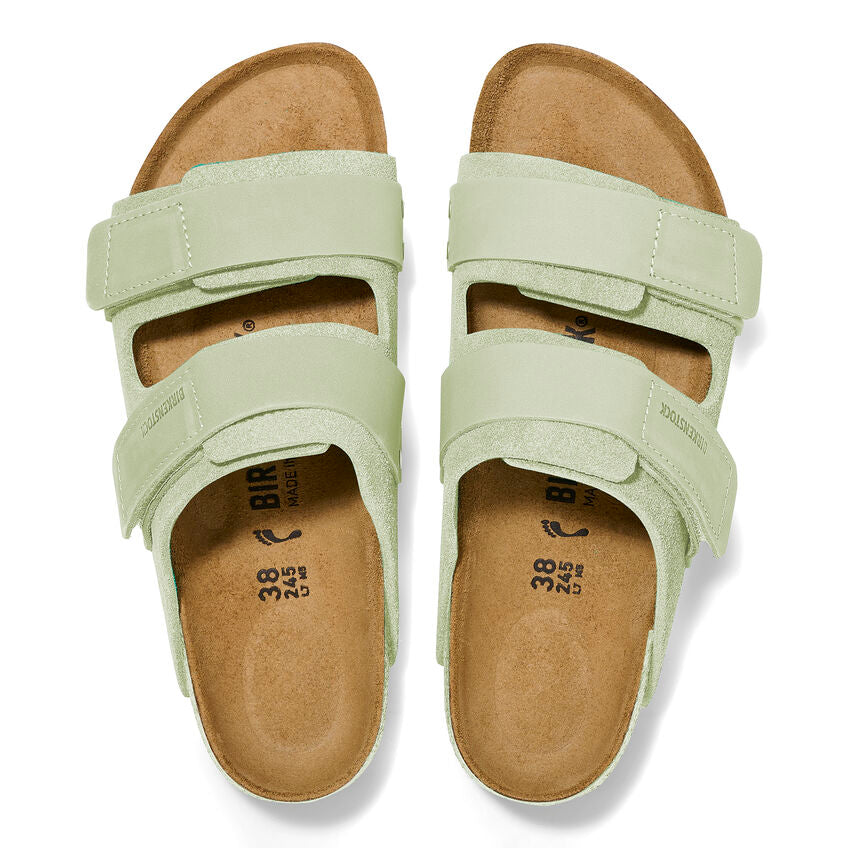 Uji Women - Faded Lime Suede Nubuck||Uji pour femmes - Suède nubuck lime pâle