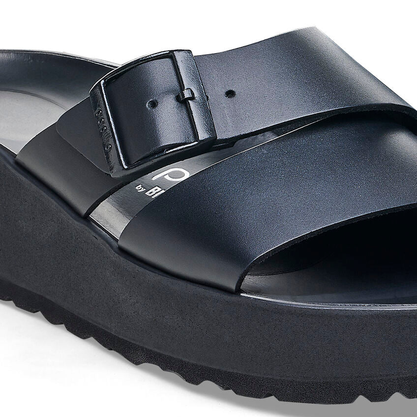 Almina - Black Leather||Almina - Cuir noir