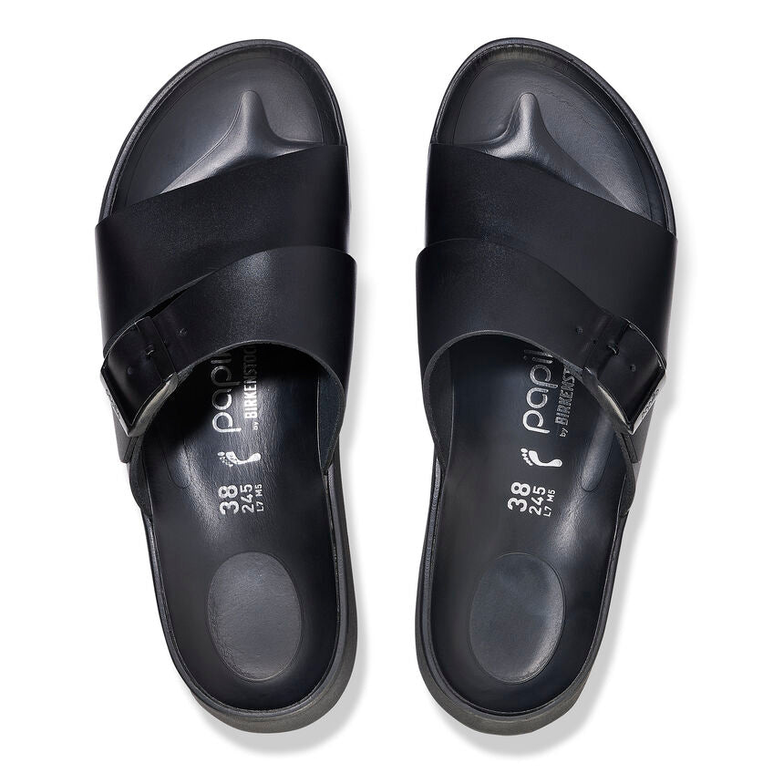 Almina - Black Leather||Almina - Cuir noir
