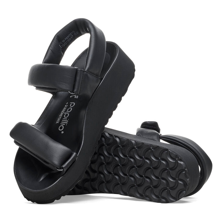Theda - Black Leather||Theda - Cuir noir
