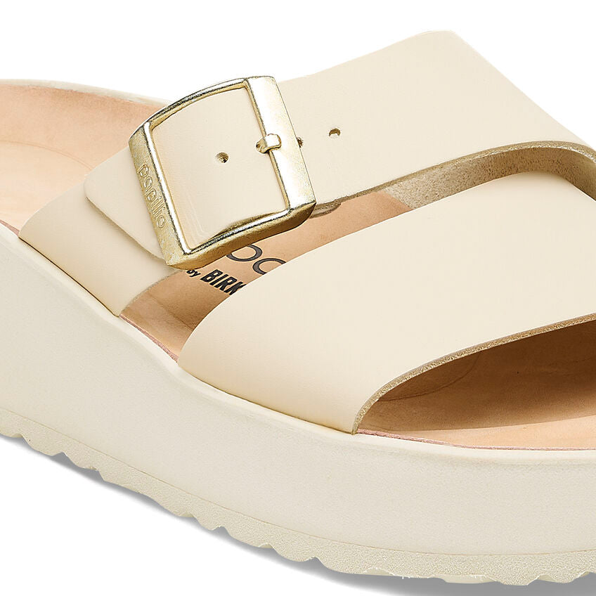 Almina - Ecru Natural Leather||Almina - Cuir naturel écru