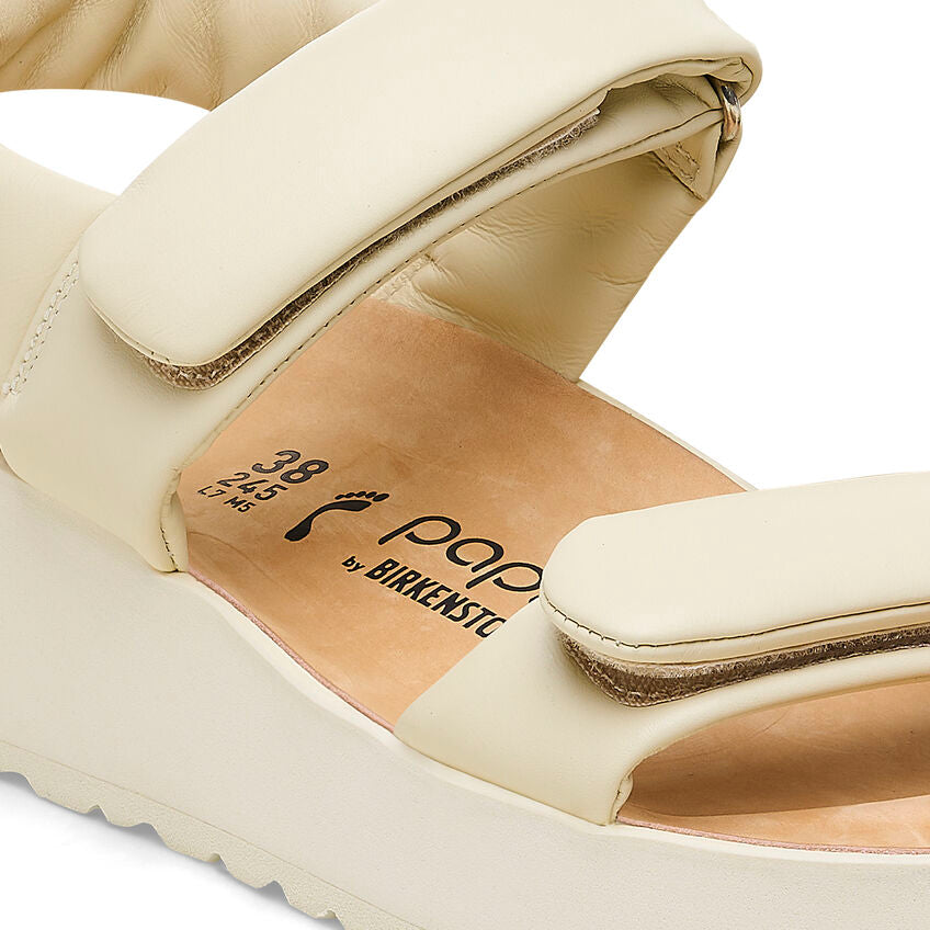 Theda - Ecru Natural Leather||Theda - Cuir naturel écru