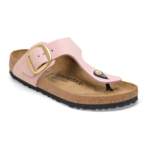 Gizeh Big Buckle - Soft Pink Nubuck||Gizeh grosses boucles - Nubuck rose pâle