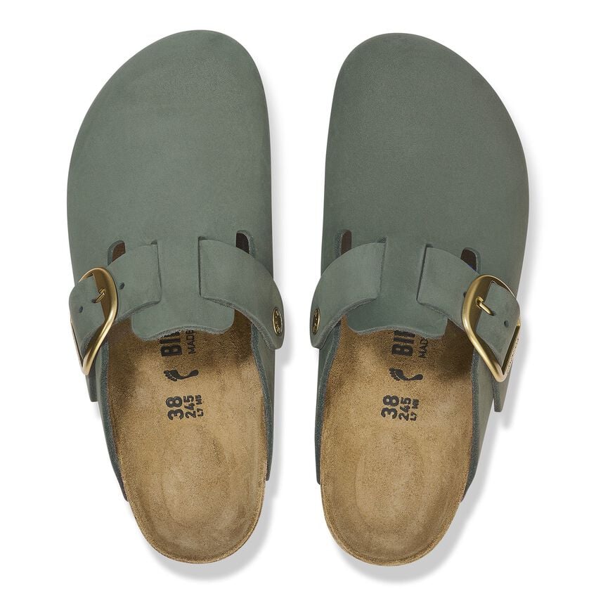 Boston Big Buckle - Thyme Nubuck||Boston à grosse boucle - Nubuck thym
