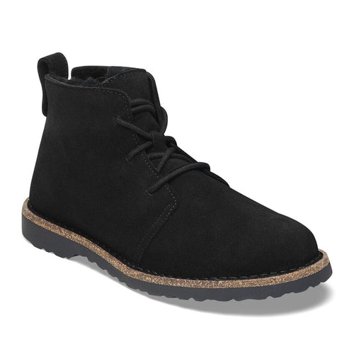 Uppsala Mid - Black Suede Shearling||Uppsala Mid - Suède fourrure noir