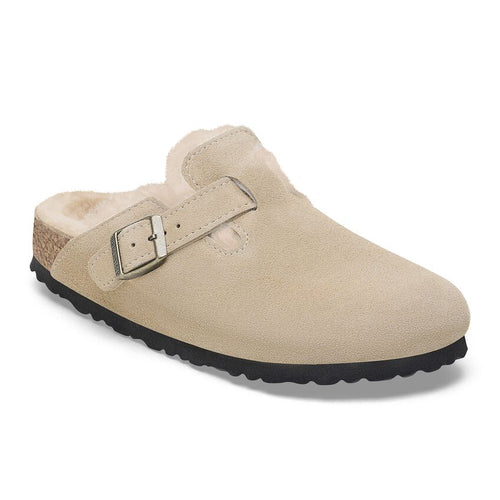 Boston - Taupe Suede Shearling ||Boston - Suède Fourrure taupe