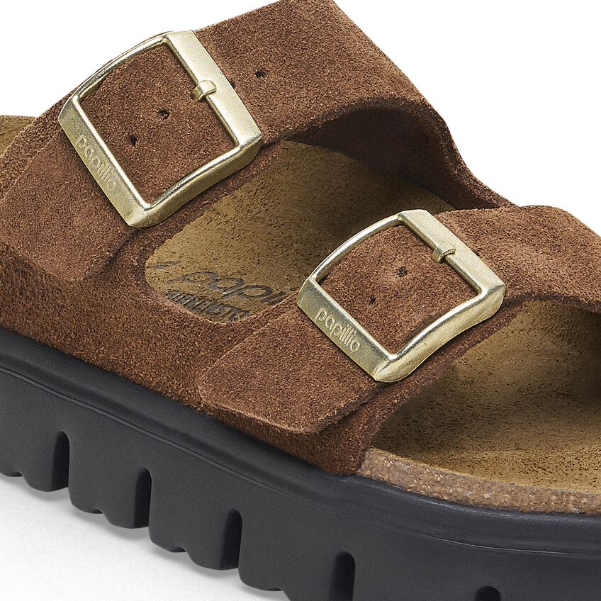 Arizona Chunky - Dark Tea Suede||Arizona grosse semelle - Suède thé noir