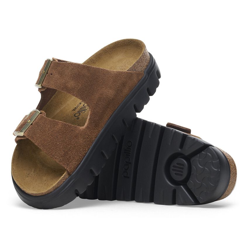 Arizona Chunky - Dark Tea Suede||Arizona grosse semelle - Suède thé noir