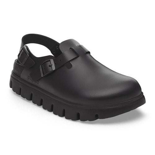 Tokio Chunky Exquisite - Black Leather||Tokio grosse semelle raffinée - Cuir noir
