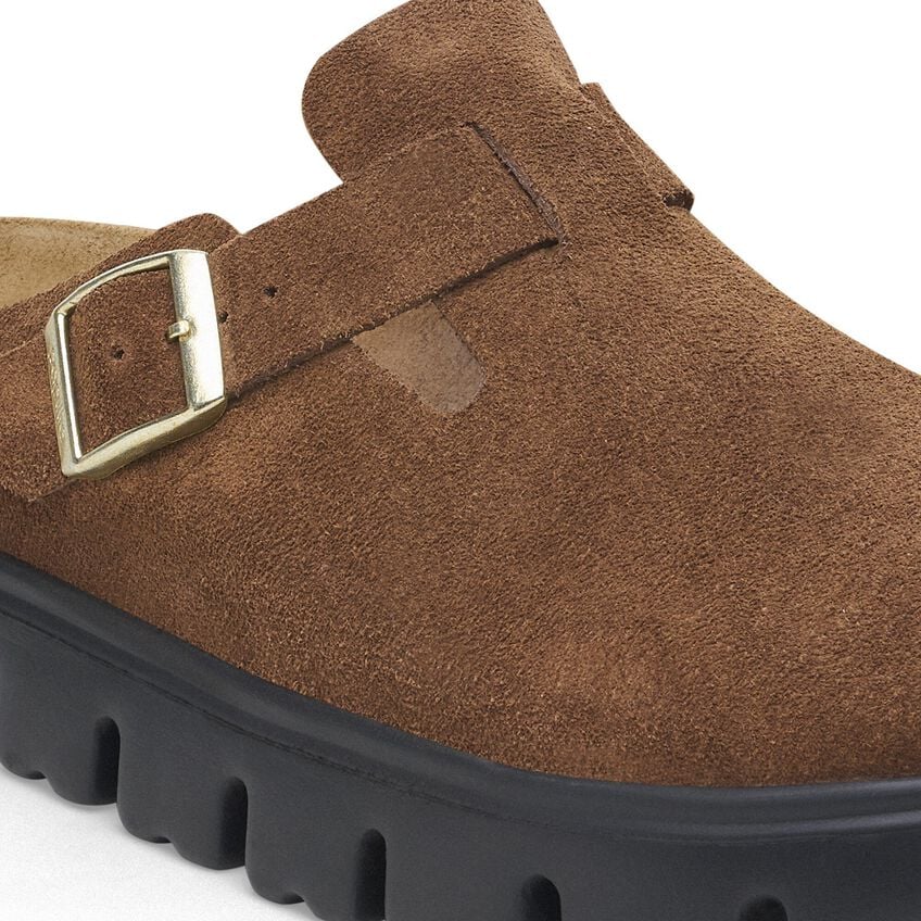 Boston Chunky - Dark Tea Suede||Boston grosse semelle - Suède thé noir