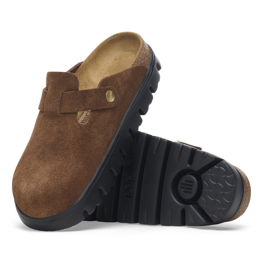Boston Chunky - Dark Tea Suede||Boston grosse semelle - Suède thé noir