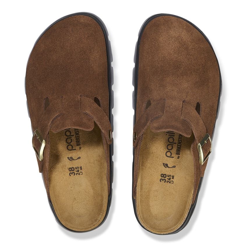 Boston Chunky - Dark Tea Suede||Boston grosse semelle - Suède thé noir