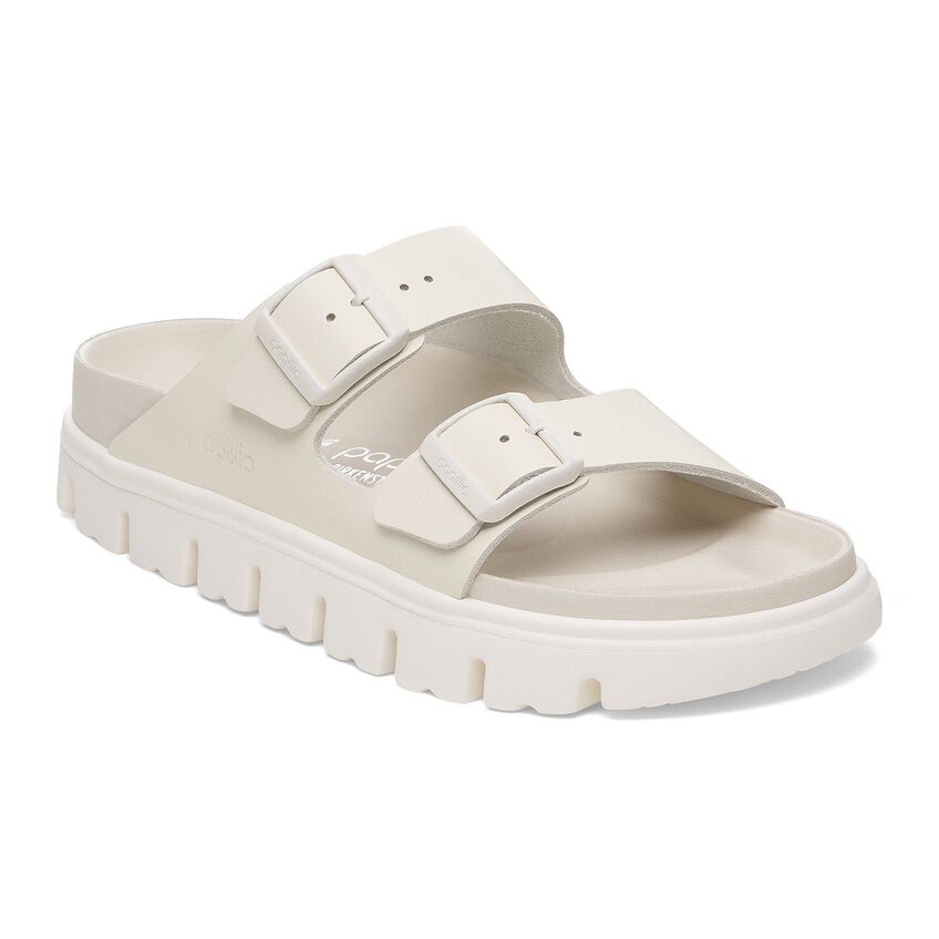 Arizona Chunky Exquisite - Eggshell Leather||Arizona grosse semelle raffinée - Cuir coquille d'oeuf