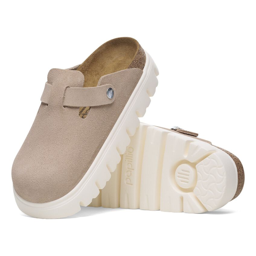 Boston Chunky - Light Rose Suede||Boston grosse semelle - Suède rose pâle