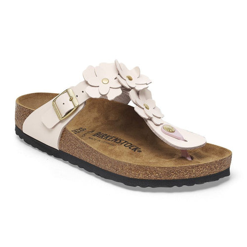 Gizeh Flowers - Light Rose Leather||Gizeh à fleurs - Cuir rose pâle