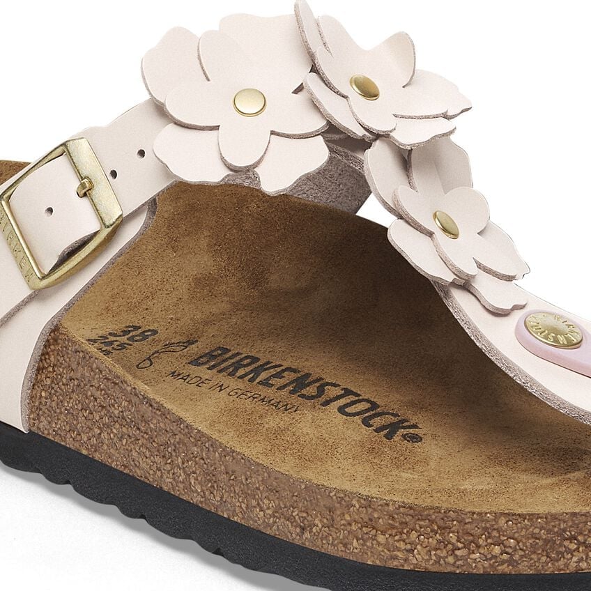 Gizeh Flowers - Light Rose Leather||Gizeh à fleurs - Cuir rose pâle