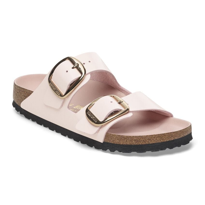 Arizona Big Buckle -  Light Rose High Shine Leather||Arizona grosses boucles - Cuir très brillant rose pâle