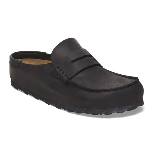 Naples Wrapped - Black Oiled Leather||Naples Wrapped - Cuir huilé noir
