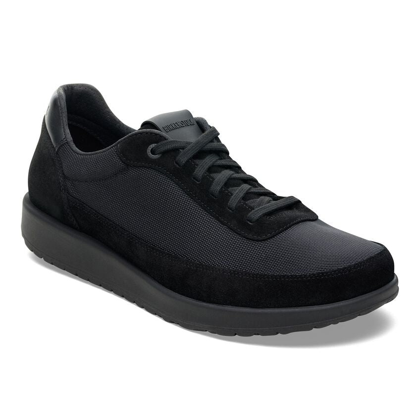 Honnef City - Black Suede/Textile||Honnef City - Suède/textile noir