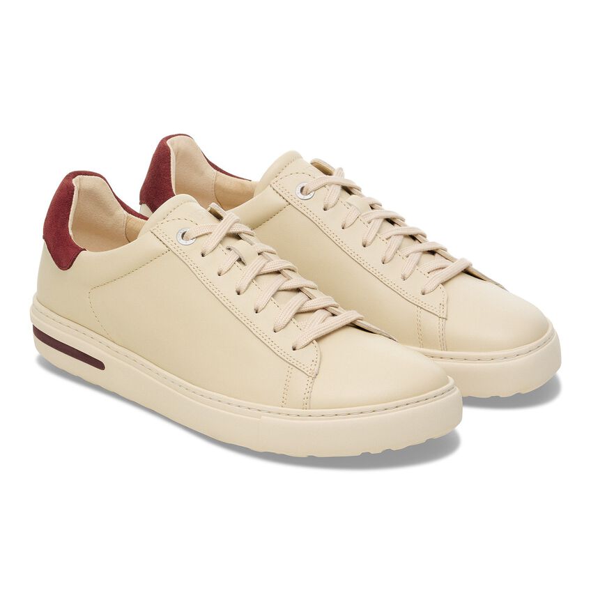 Bend Women - Eggshell/Zinfandel Leather and Suede||Bend pour femmes - Cuir et suède coquille d'oeuf/zinfandel