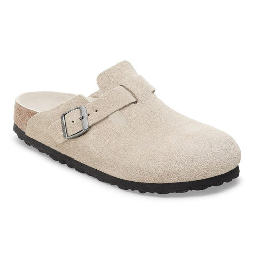 Boston Soft - Oyster Tonal Suede||Boston assise plantaire souple - Suède oyster