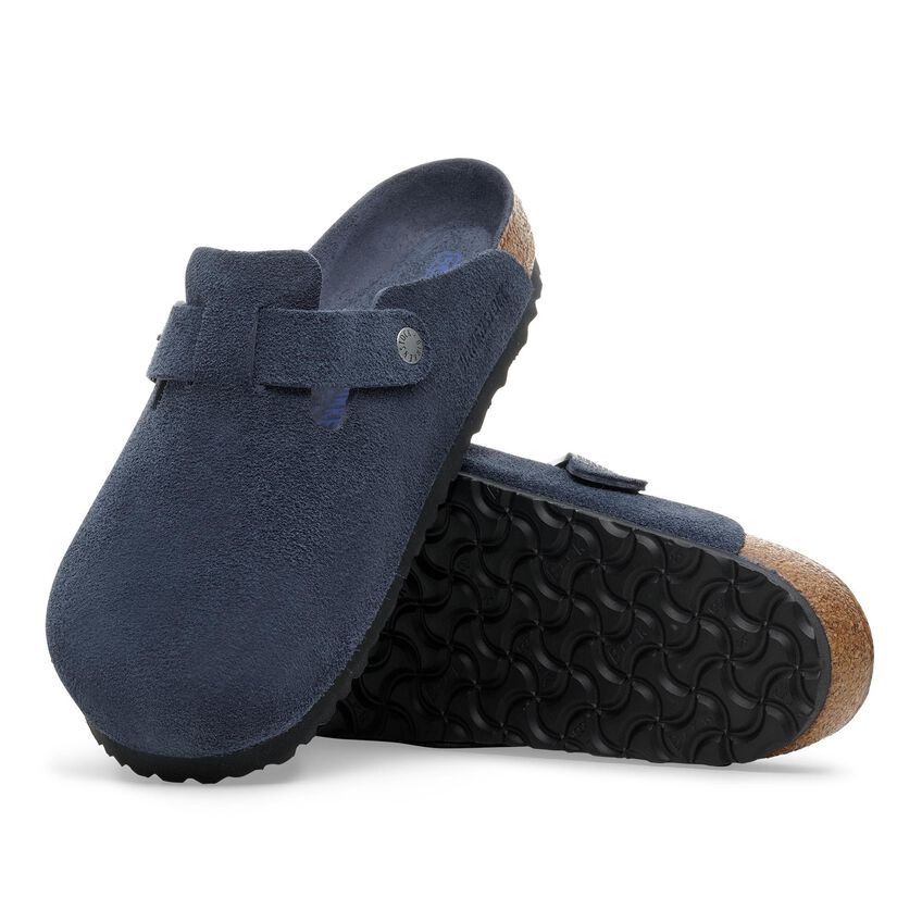 Boston Soft - New Navy Tonal Suede||Boston assise plantaire souple - Suède marine