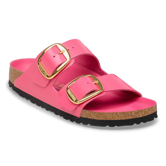 ピーチローズ Arizona Big Buckle - Fuchsia Tulip High Shine Leather – MyShoeShop
