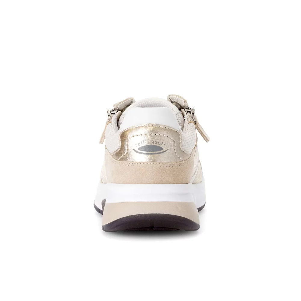 *FINAL SALE* 66.847.33 - Beige Mix Of Leather/Synthetic Leather||66.847.33 - Cuir et synthétique beige