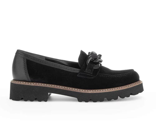 75.240.17 - Black Leather and Suede||75.240.17 Cuir et suède noir