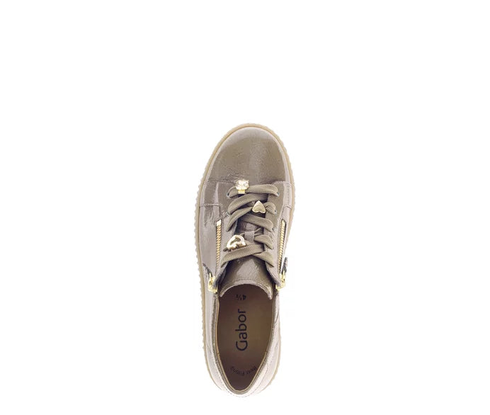 73.339.94 - Beige Patent Leather||73.339.94 Cuir verni beige