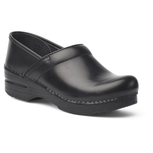 Wide Pro Clog - Black Cabrio Leather