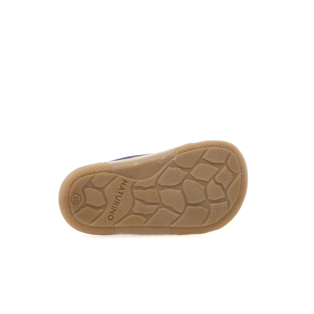 Barefoot Sabby VL - Navy-Dark Orange Suede/Leather