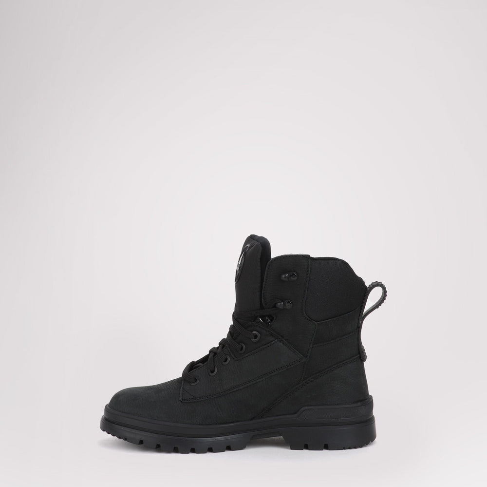 Men's Maddox with Ice grippers - Black Leather||Maddox pour hommes avec crampons amovibles - Cuir noir