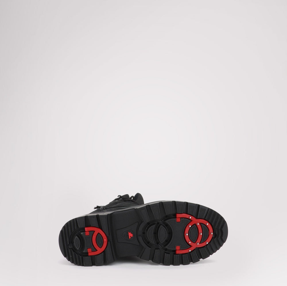 Men's Maddox with Ice grippers - Black Leather||Maddox pour hommes avec crampons amovibles - Cuir noir