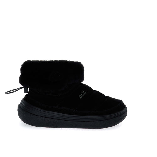 Fami Mid Uni - Black Suede/Shearling