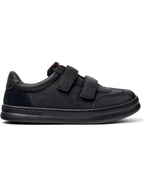 Runner - Black Leather||Runner - Cuir noir