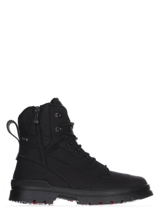 Men's Maddox with Ice grippers - Black Leather||Maddox pour hommes avec crampons amovibles - Cuir noir