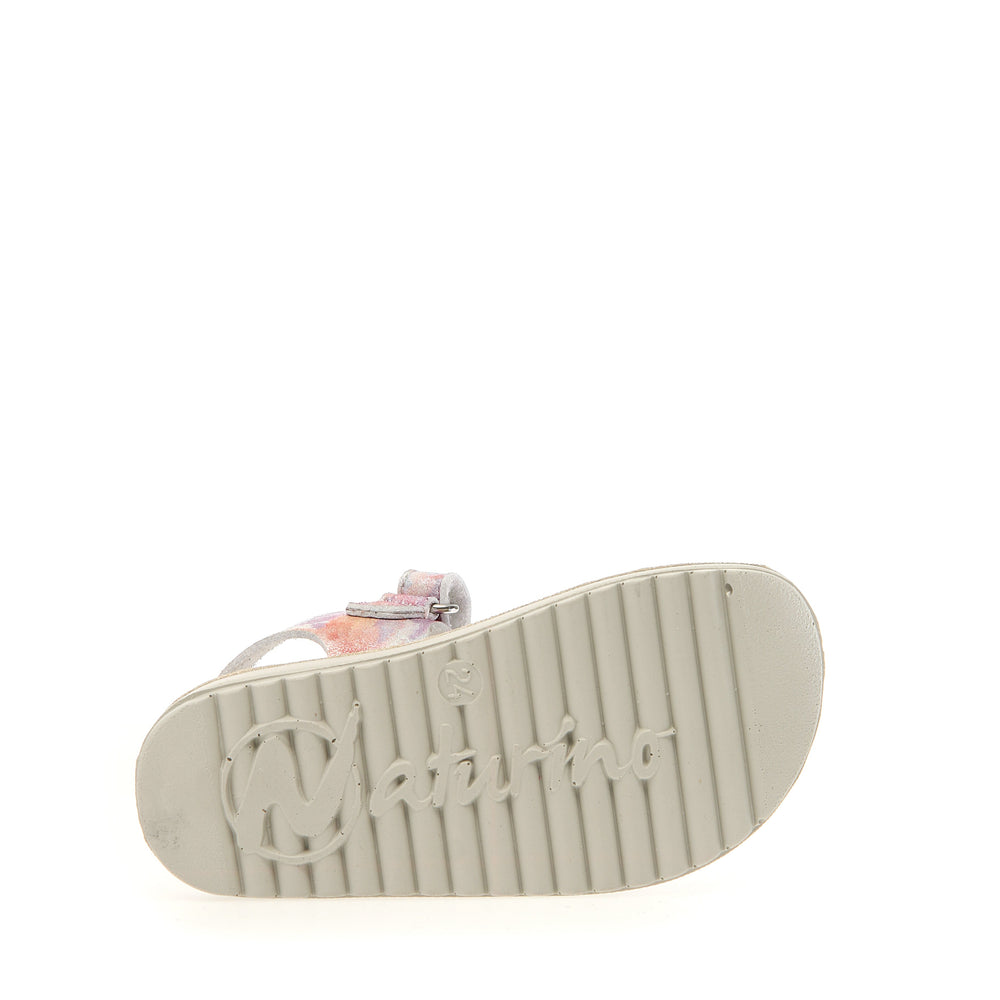 Kimama - Cloudy Multicolor Leather||Kimama - Cuir ennuagé multicolore