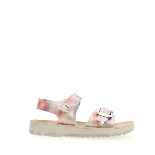 Kimama - Cloudy Multicolor Leather||Kimama - Cuir ennuagé multicolore