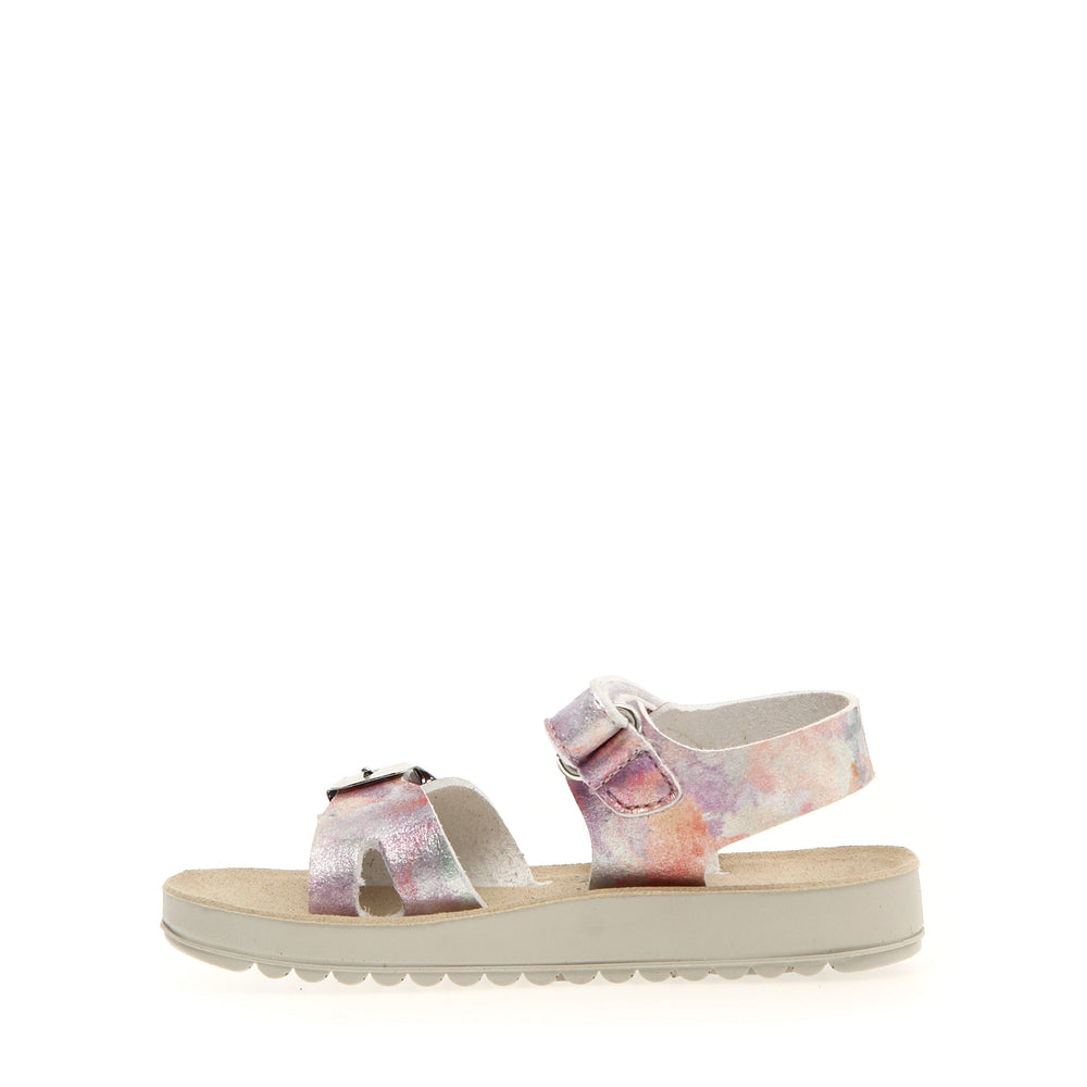 Kimama - Cloudy Multicolor Leather||Kimama - Cuir ennuagé multicolore