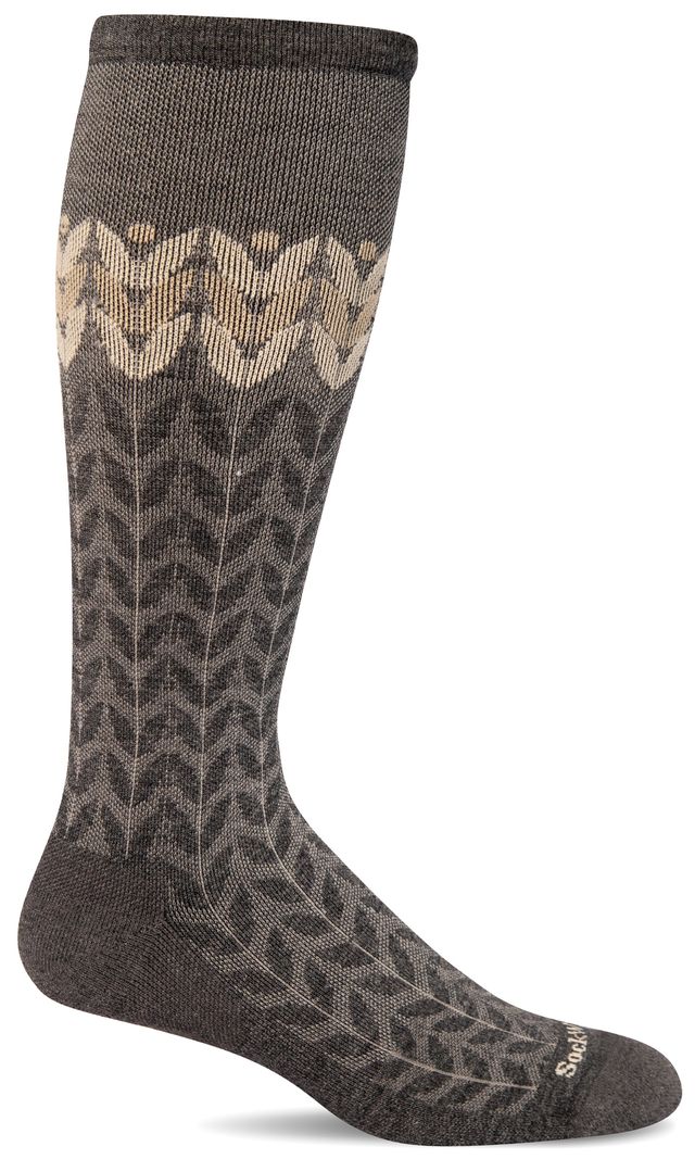 Bean Stalk Knee-High - Charcoal Moderate Compression (15-20mmHg)