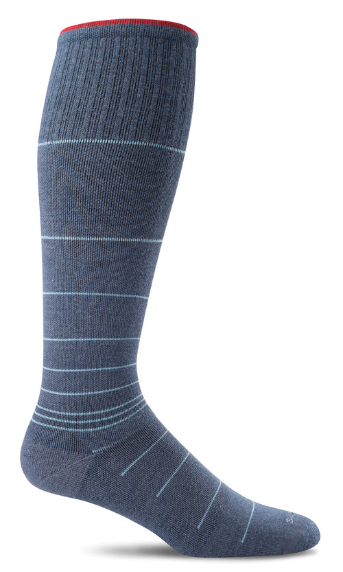 Circulator Men Knee-High - Denim Moderate Compression (15-20mmHg)