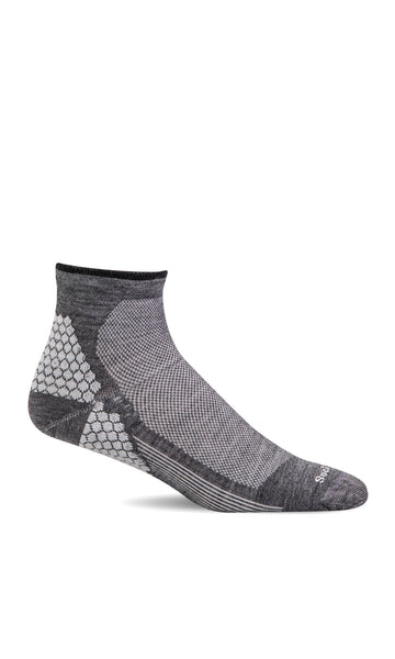 Plantar Sport Quarter Men - Charcoal Plantar Relief