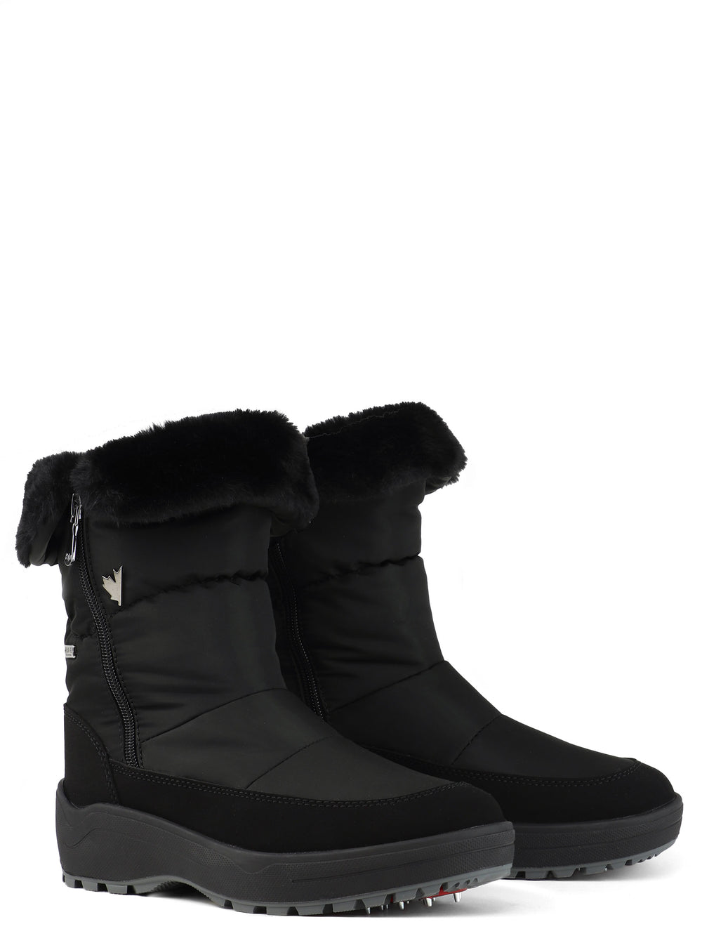 Women's Valentina Boot with Ice Grip - Black Iron||Bottes Taya High pour femmes avec crampons amovibles - Noir acier