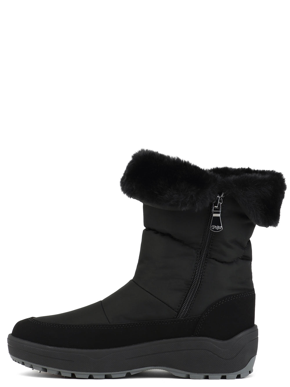Women's Valentina Boot with Ice Grip - Black Iron||Bottes Taya High pour femmes avec crampons amovibles - Noir acier